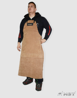 Kožená zástěra pro figuranta - dělená